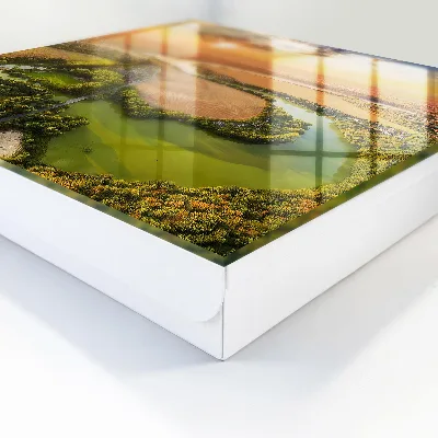 Nature landscape Key box for wall