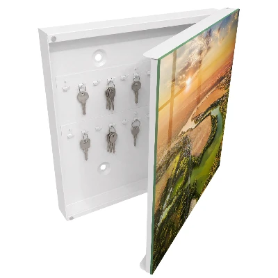 Nature landscape Key box for wall