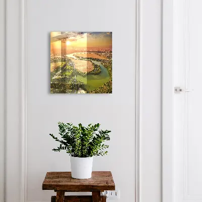 Nature landscape Key box for wall