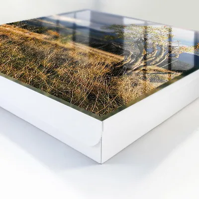 Autumn landscape Wall mounted key box