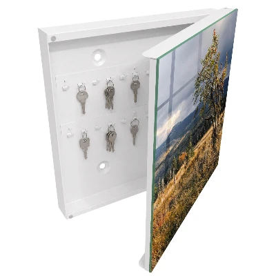 Autumn landscape Wall mounted key box