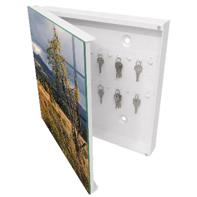 Autumn landscape Wall mounted key box