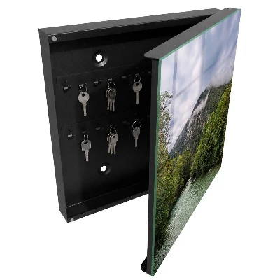 Mountain landscape Key box for wall