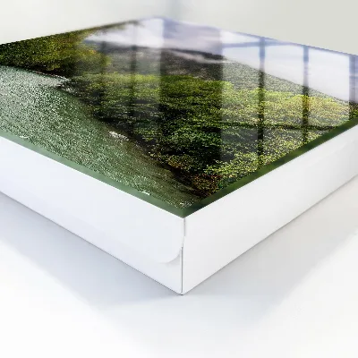 Mountain landscape Key box for wall