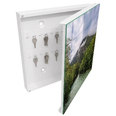 Mountain landscape Key box for wall