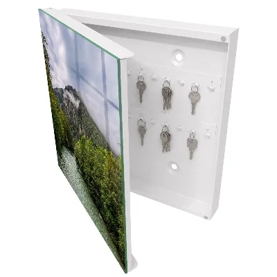 Mountain landscape Key box for wall