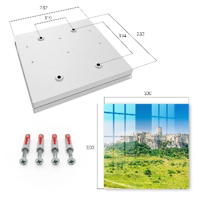 Stone castle Wall mounted key box
