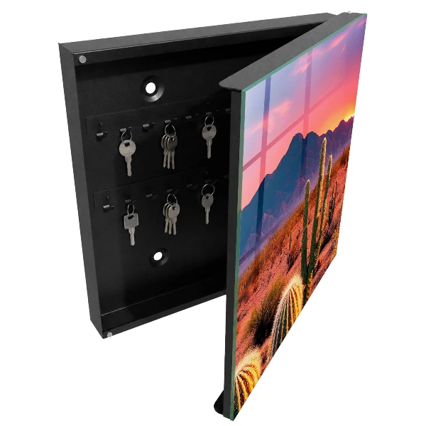 Desert sunset Key cabinet