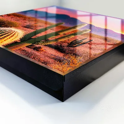 Desert sunset Key cabinet