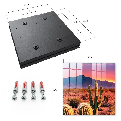 Desert sunset Key cabinet