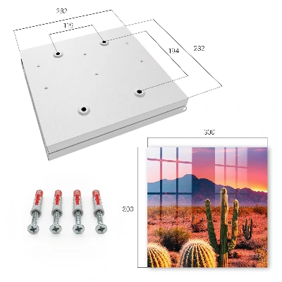 Desert sunset Key cabinet