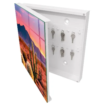 Desert sunset Key cabinet
