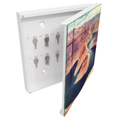 Rocks and water Key box for wall