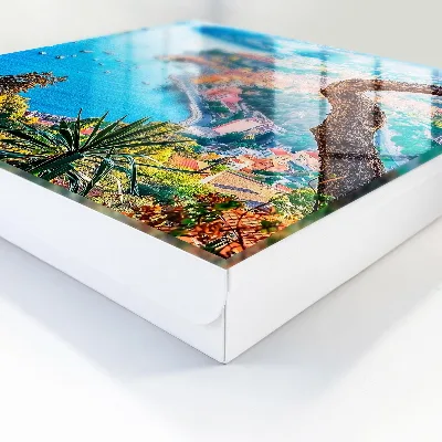 Holiday landscape Wall mounted key box