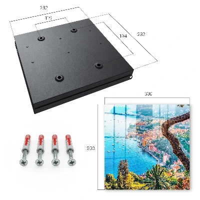Holiday landscape Wall mounted key box