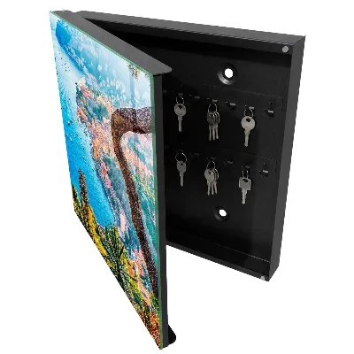 Holiday landscape Wall mounted key box