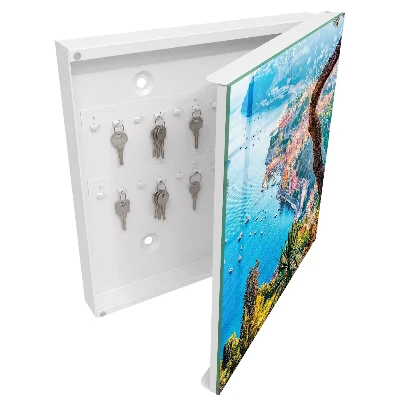 Holiday landscape Wall mounted key box