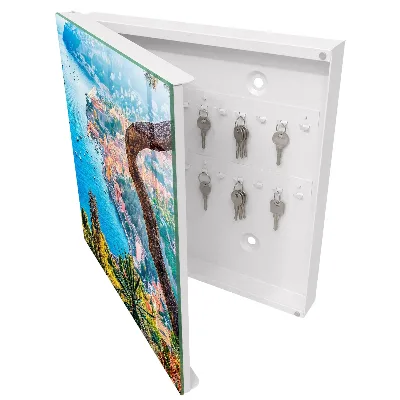 Holiday landscape Wall mounted key box