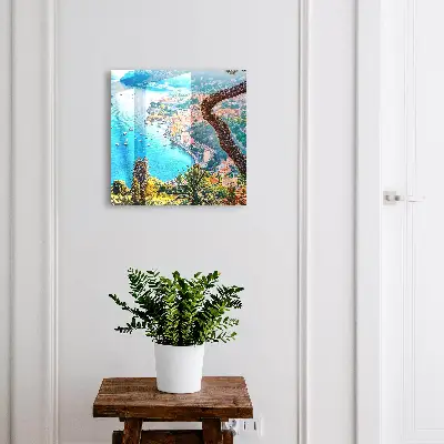 Holiday landscape Wall mounted key box