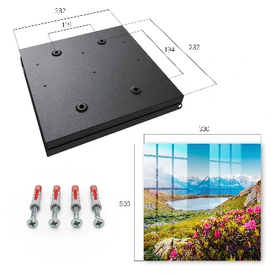 Mountain landscape Key cabinet