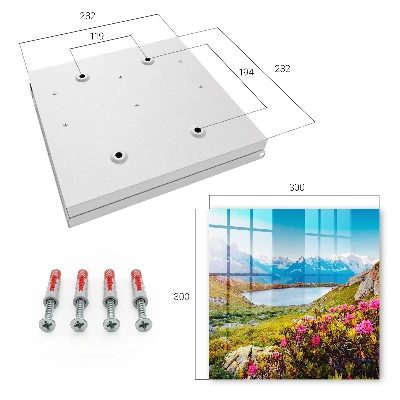 Mountain landscape Key cabinet