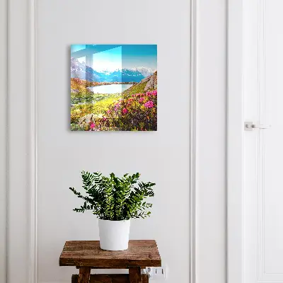 Mountain landscape Key cabinet