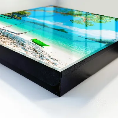 Tropical paradise Key box for wall