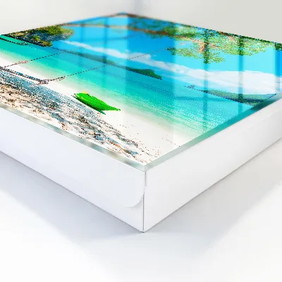 Tropical paradise Key box for wall