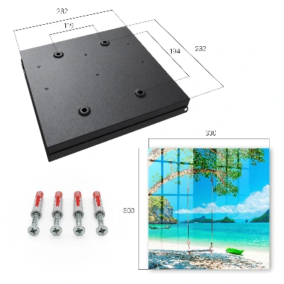 Tropical paradise Key box for wall