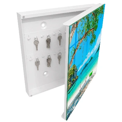 Tropical paradise Key box for wall