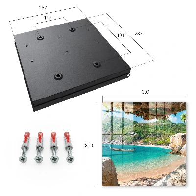 Paradise view Wall mounted key box