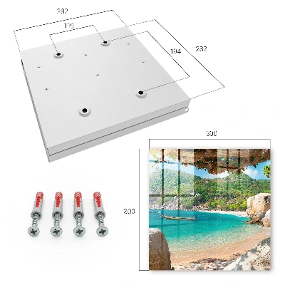 Paradise view Wall mounted key box