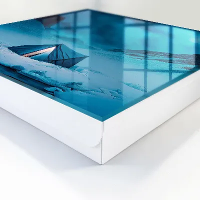 Blue night Key box for wall