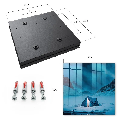 Blue night Key box for wall