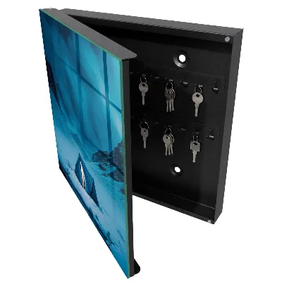 Blue night Key box for wall