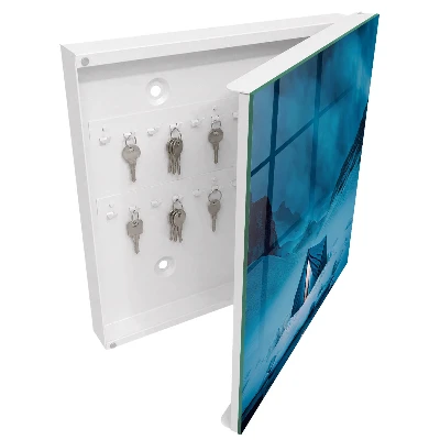 Blue night Key box for wall