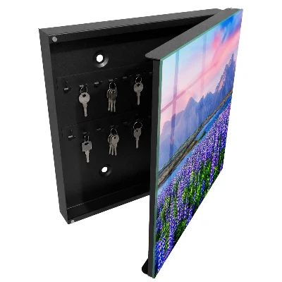 Mountain landscape Wall mounted key box