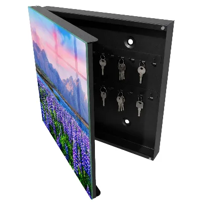 Mountain landscape Wall mounted key box
