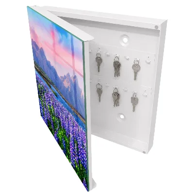 Mountain landscape Wall mounted key box