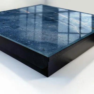 Blue marble Key box for wall