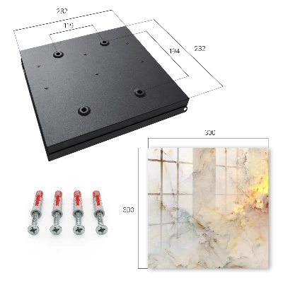 Marble elegance Key box for wall