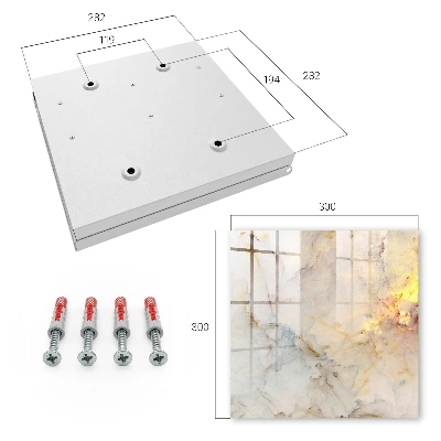 Marble elegance Key box for wall