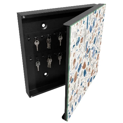 Stone mosaic Key cabinet