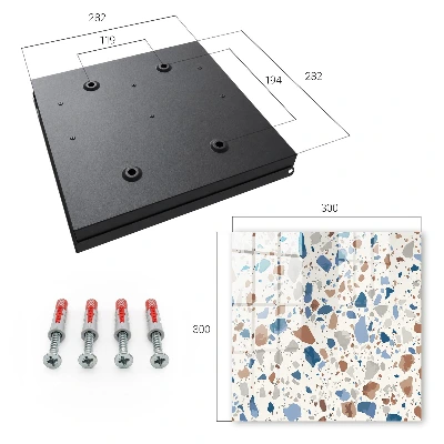 Stone mosaic Key cabinet