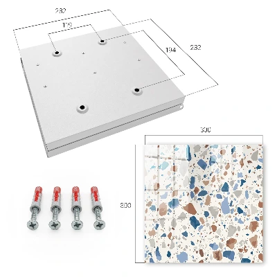 Stone mosaic Key cabinet