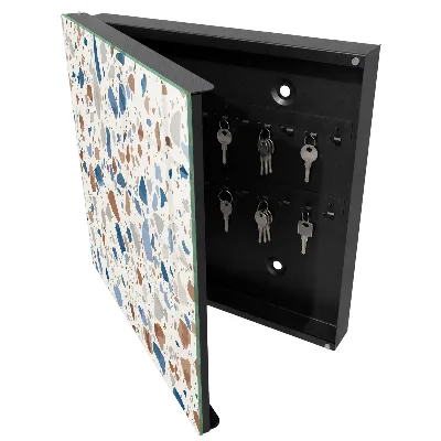 Stone mosaic Key cabinet