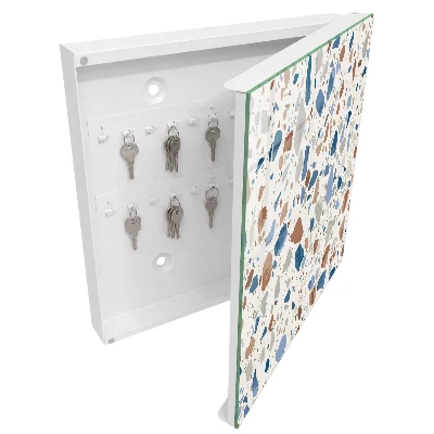 Stone mosaic Key cabinet
