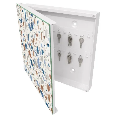 Stone mosaic Key cabinet