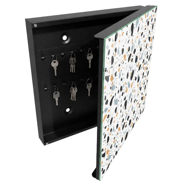 Terrazzo pattern Wall mounted key box