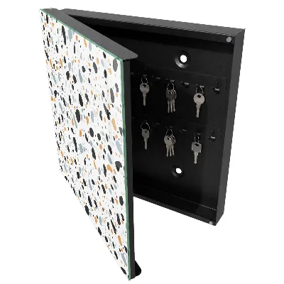 Terrazzo pattern Wall mounted key box